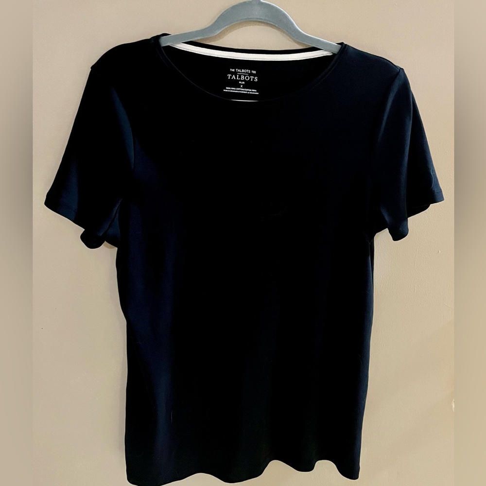 Talbots 0X NWOT Pima cotton tee
